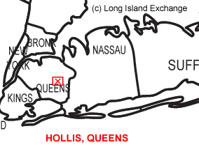 Hollis Queens Map
