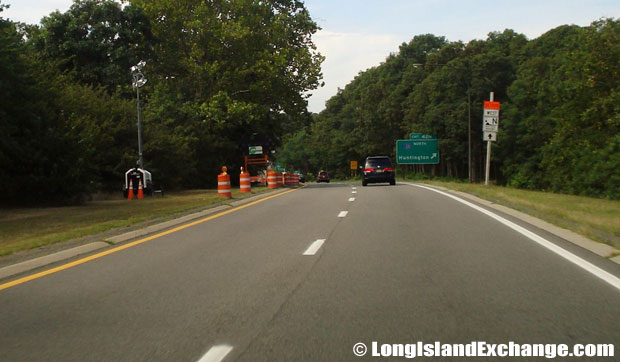 Northern State Parkway Westbound at Park Avenue, Dix Hills 