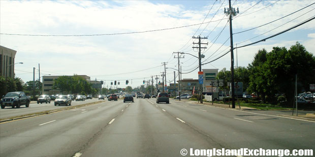 Route 106 Newbridge Road Southbound towards Long Island Expressway, Jericho