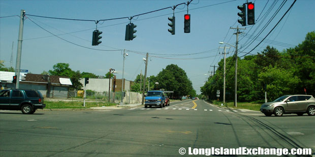 Route 111 Northbound at Motor Parkway Intersection, Central Islip