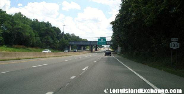 Seaford Oyster Bay Expressway Southbound approaching Hempstead Turnpike, Bethpage