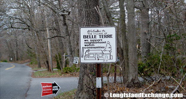 Belle Terre Incorporated Village Sign