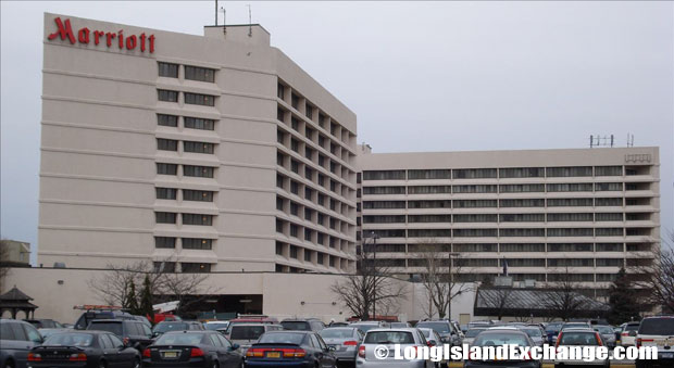 The Long Island Marriott Hotel and Conference Center is located at the intersection of the Hempstead Turnpike, Northern State Parkway and Meadowbrook Parkway. 