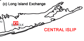 Central Islip Map