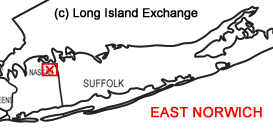 East Norwich, Long Island Map