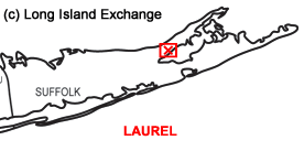 Laurel Long Island Map