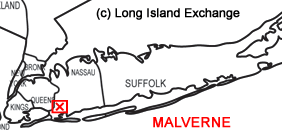Malverne Long Island Map