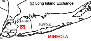 Mineola Long Island Map