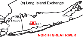 North Great River Long Island Map