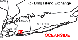 Oceanside, Long Island Map
