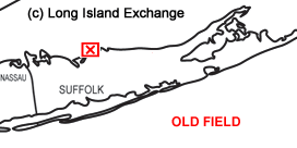 Old Field, Long Island Map