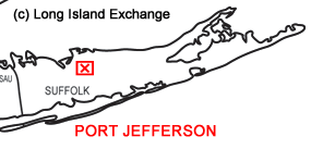 Port Jefferson, Long Island Map