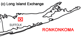 Ronkonkoma New York Map