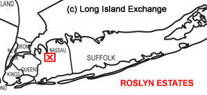 Roslyn Estates, Long Island Map