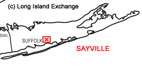 Sayville Map