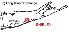 Shirley Long Island Map