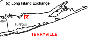 Terryville, Long Island Map