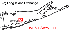 West Sayville Map