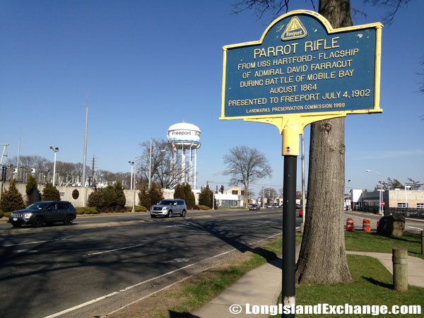 Parrot Rifle #240, Historic Marker