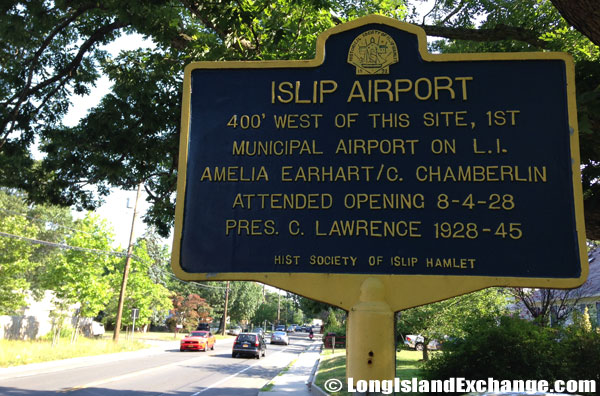 Original Islip Airport Historical Marker