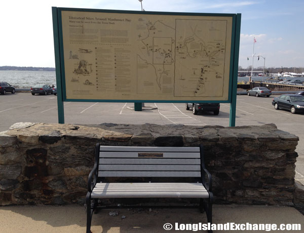 Manhassat Bay Historic Map