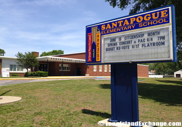 Santapogue Elementary School is home to elementary students living in the north western corner of West Babylon