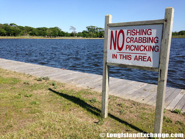 No Fishing, Crabbing or Picnicking