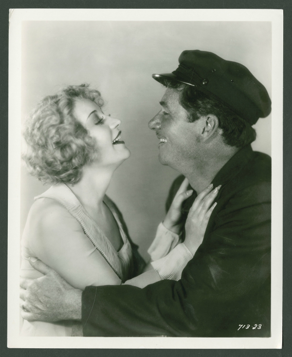 Betty Compson and George Bancroft in DOCKS OF NEW YORK credit Paramount Pictures
