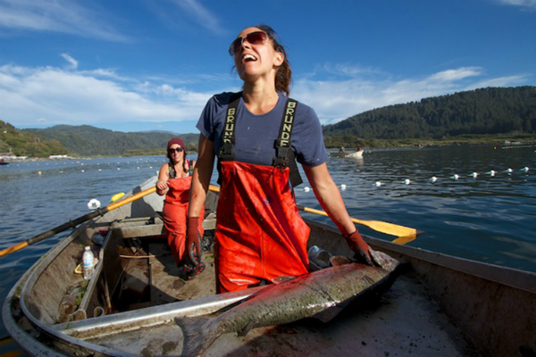 A River Between Us -Amy Cordalis Yurok tribal member and traditional fisherwoman Photo Parker Logan