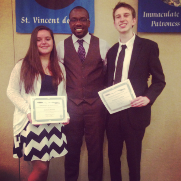 SJB Students Victoria Martin '15 Mr