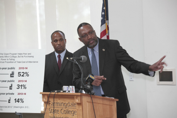 Presiding Officer Gregory and Dr. Shaun McKay