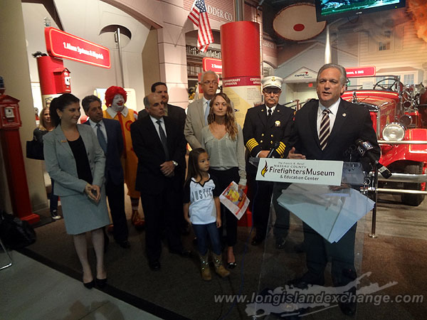 Nassau and Suffolk Team Up with LI McDonald to Kick Off Fire Prevention Month 2015