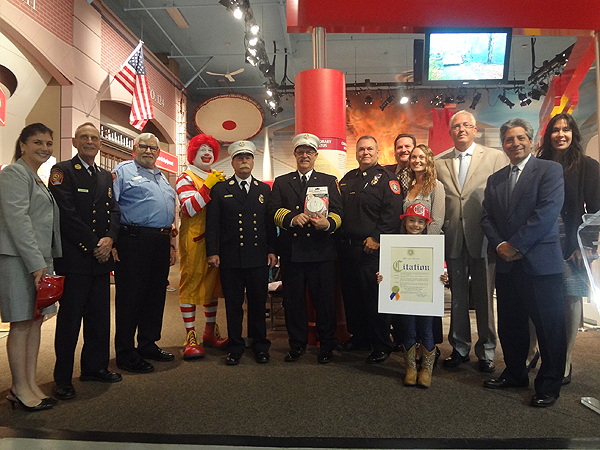 Nassau and Suffolk Team Up with LI McDonald to Kick Off Fire Prevention Month 2015