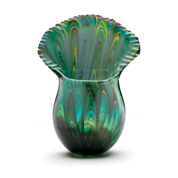 1-Peacock Vase