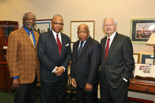 The Future of America Les Payne Dr Calvin O Butts III Congressman John Lewis Bill Moyers