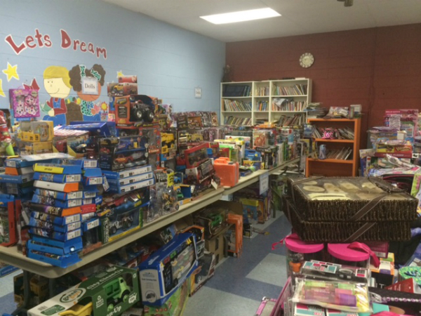 CHS_Toy Drive_2015_Our Lady of Miraculous Church_Toy Room