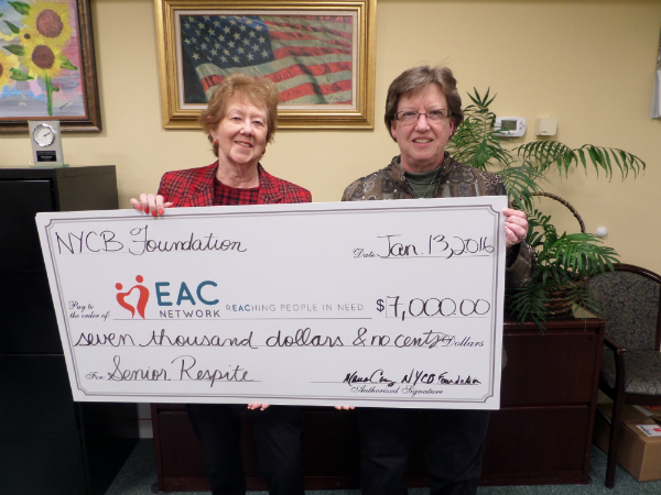 Carol O'Neill, Senior Director at EAC Network, and Marian Conway, Executive Director, NY Community Bank Foundation