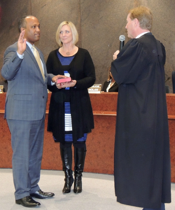 Gregory Takes Oath