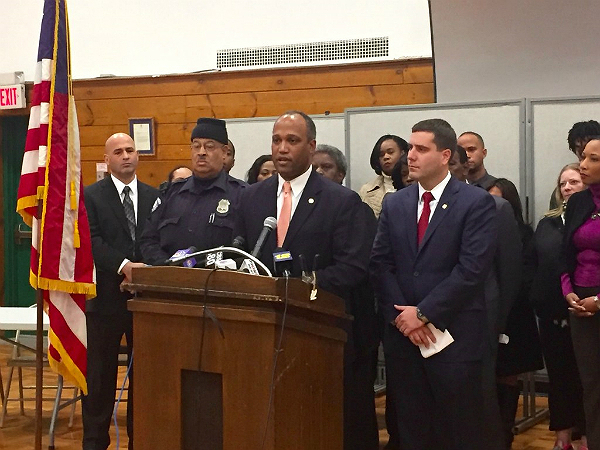 Gregory at Brentwood Press Conference