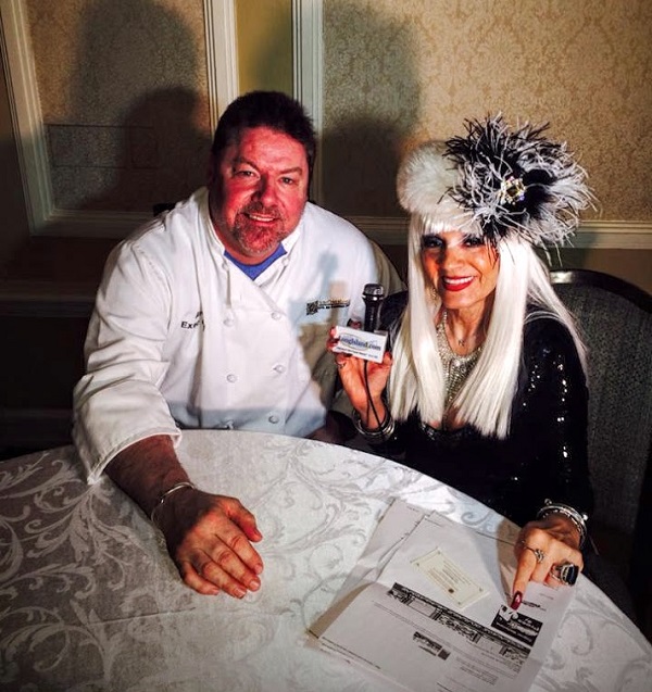 Glen Cove Mansion Chef Andy Helliwell with Cognac.