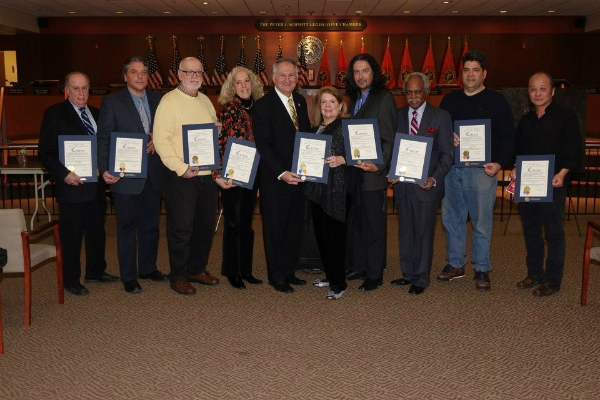 Judges from last year's exhibit