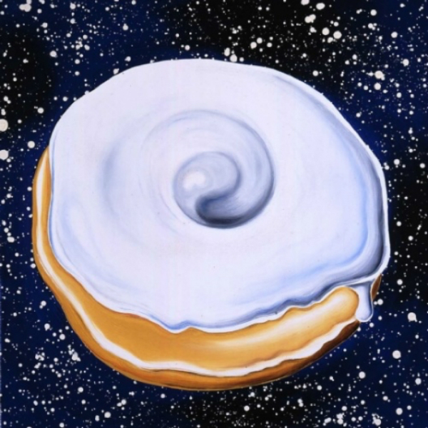 Scharf Cosmic White Frosted Donut 1982