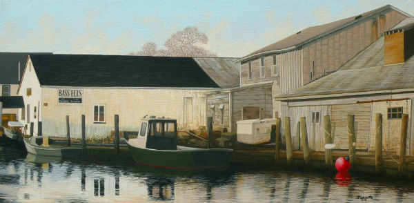 John Mansueto - Half Light on the Dock - Acrylic